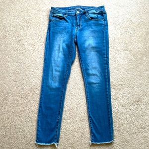 Articles of Society Jeans Skinny Cropped Raw Hem